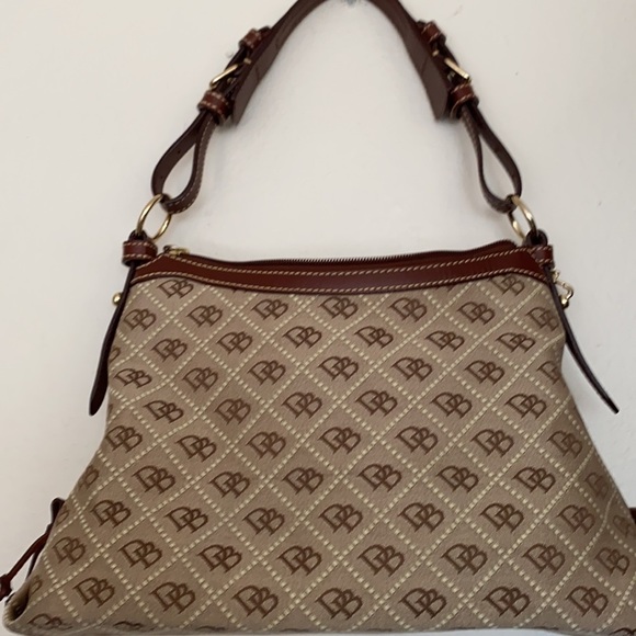 Dooney and Burke Signature Hobo Bag - Picture 3 of 6